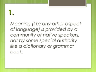 I Mean Rthe Language 1 introduction to the study of language (1) | PPT