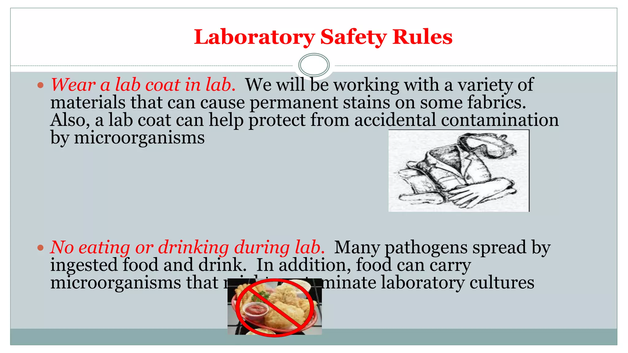 INTRODUCTION TO MICRO LAB, STAINING TECHNIQUES & MORPHOLOGY OF BACTERIA