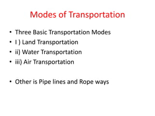 Introduction of basic transportation engineering