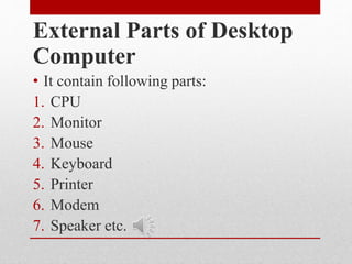 Introduction To Computing presentation