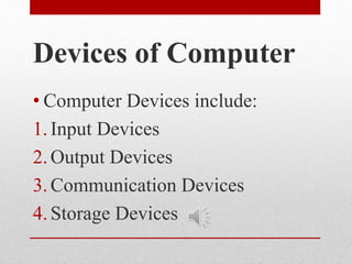 Introduction To Computing presentation