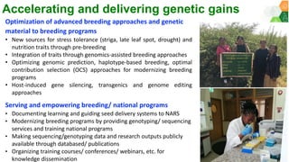 Research Program Genetic Gains (RPGG) - Review Meeting 2021: Overview By Dr Rajeev K Varshney
