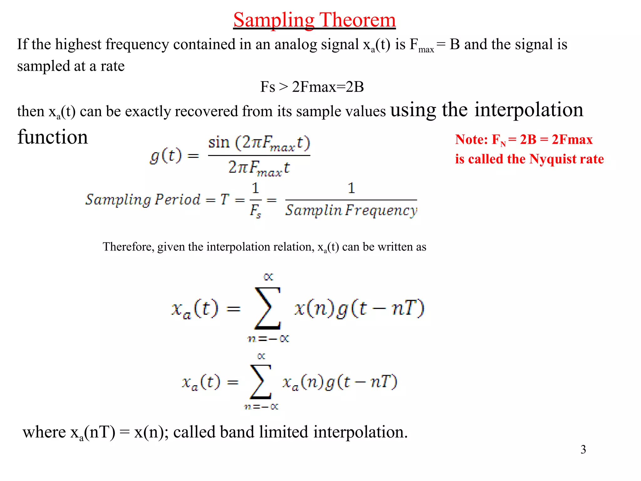 Sampling Theorem, Quantization Noise and its types, PCM, Channel ...