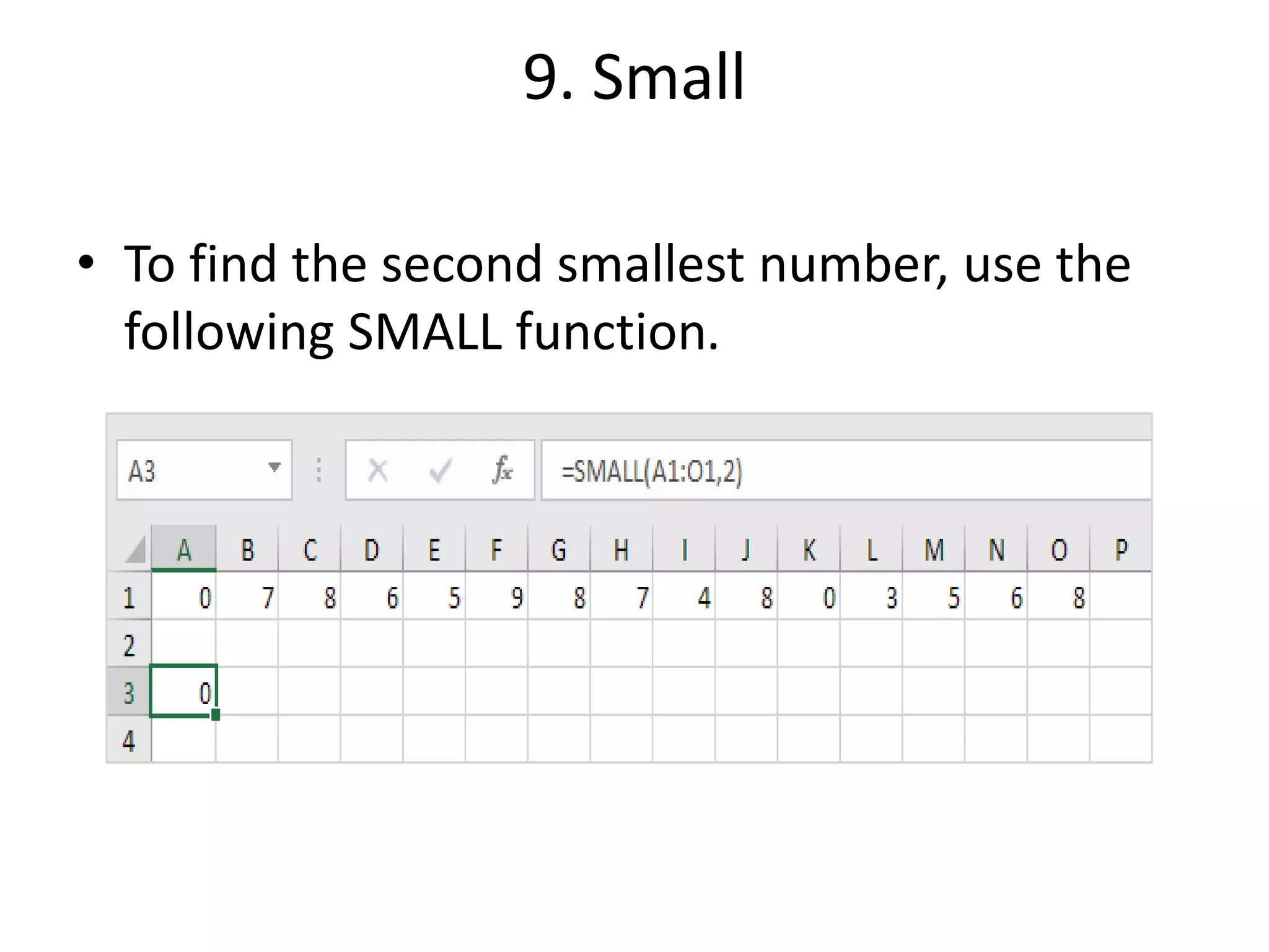 1. statistical functions in excel | PDF
