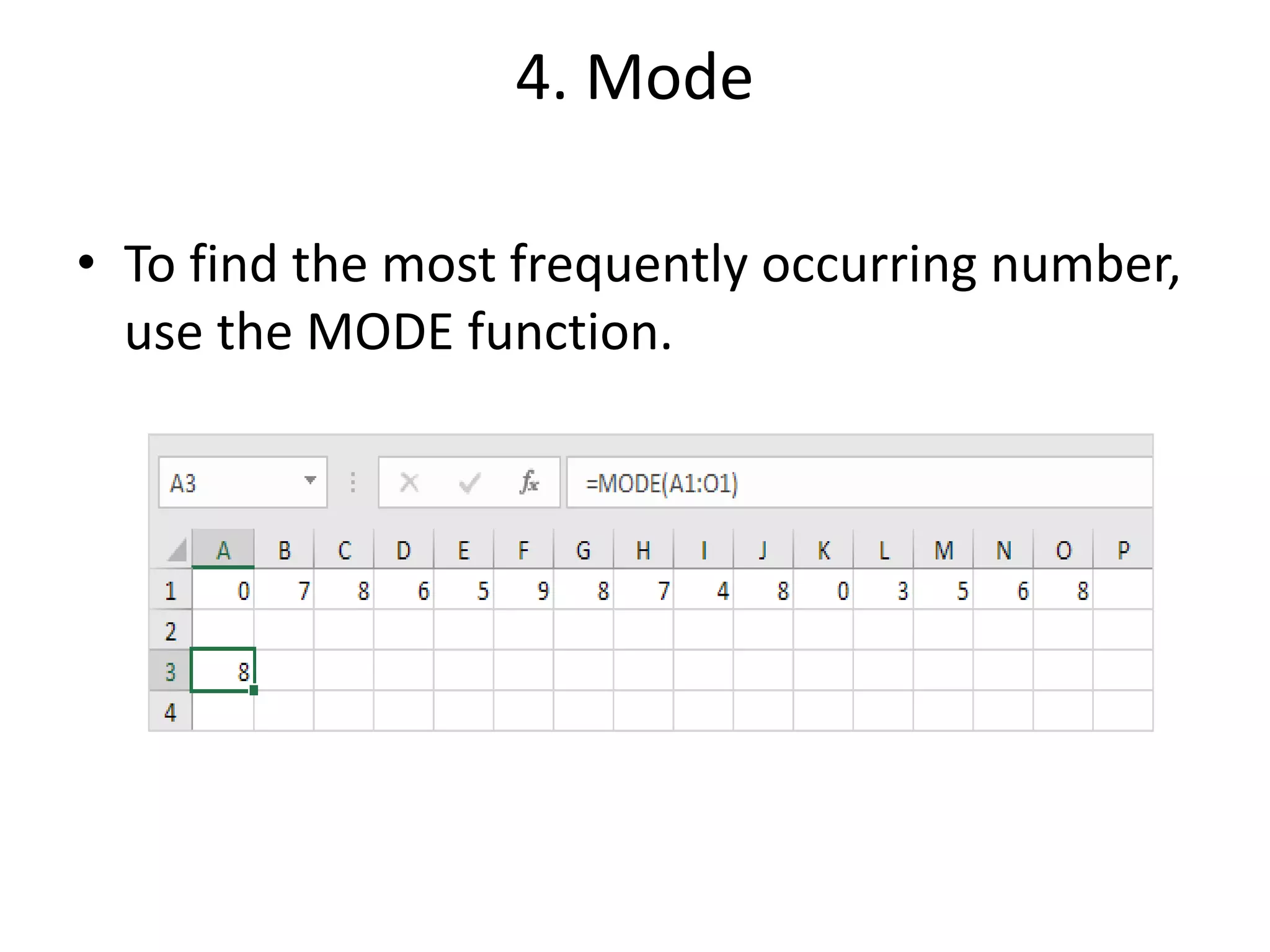 1. statistical functions in excel | PDF