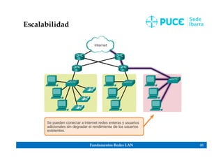 Fundamentos Redes LAN 51
Escalabilidad
 