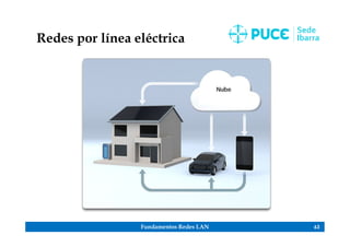 Fundamentos Redes LAN 63
Redes por línea eléctrica
 