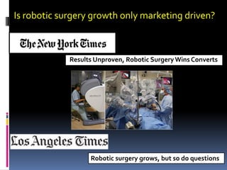 Open, Laparoscopic and Robotic Approaches | PDF