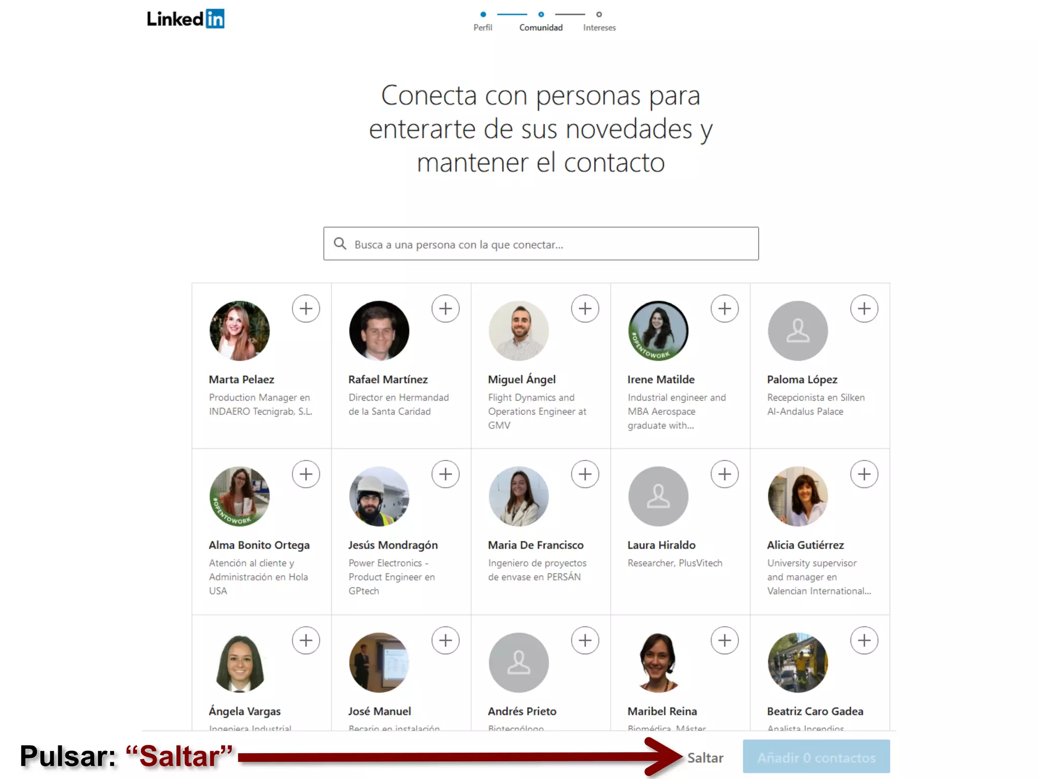 Pulsar: “Saltar”