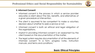 Amity School of Business
Professional Ethics
and
Social Responsibility for Sustainability
Professional Ethics and Social Responsibility for Sustainability
 