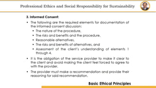 Amity School of Business
Professional Ethics
and
Social Responsibility for Sustainability
Professional Ethics and Social Responsibility for Sustainability
 