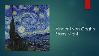 Vincent van Gogh's
Starry Night
 