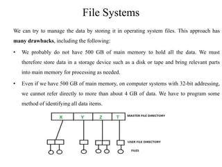 File system vs DBMS | PPTX