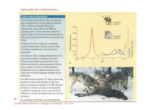 Aplicação de conhecimentos
34
Cláudia Barros Moreira - Biologia e Geologia - 10.º Ano
 