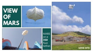 MINE SITE
MARS
on a
350
foot
tether.
 