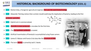First Biotechnology Introduction to Pharmaceutical Biotechnology | PPTX