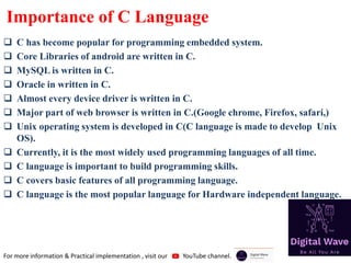 1.introduction to c programming | PPT