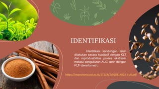 Tanin Fitokimia | PPTX