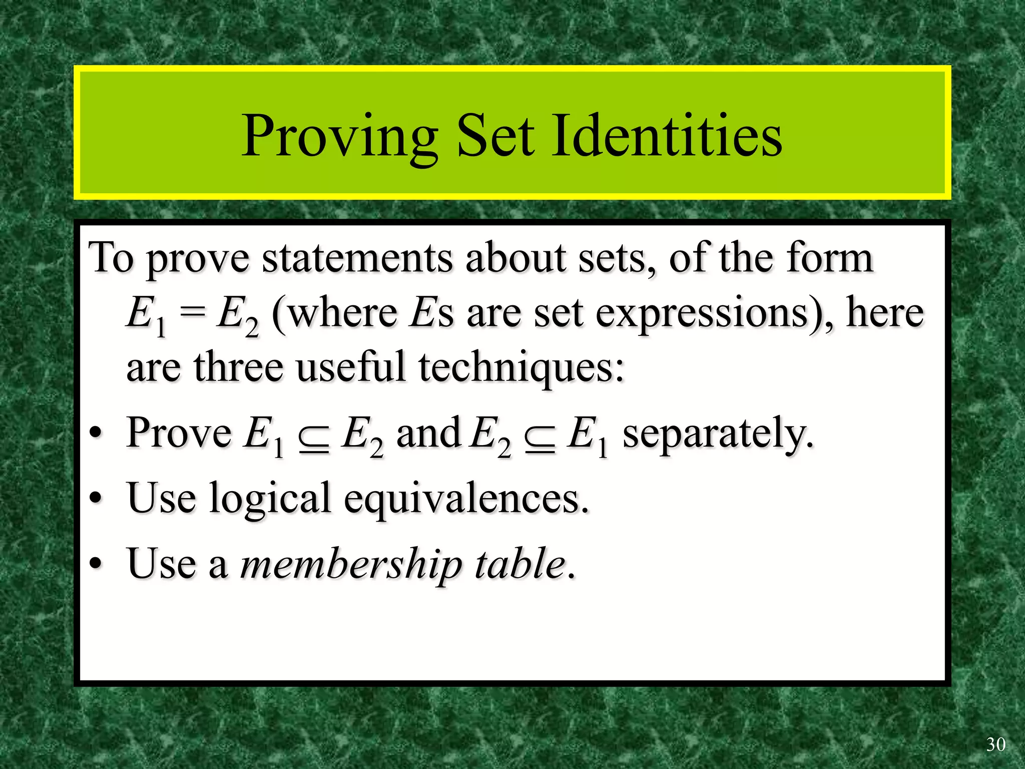1. set theory | PPT