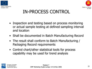 1.0 gmp quality control_module | PPT