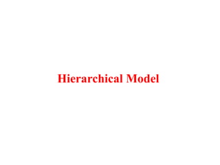 Hierarchical Model
 