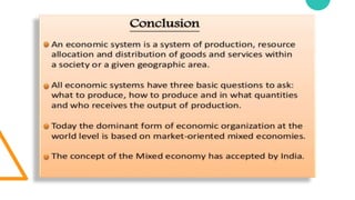 Types of Economic Systems | PPTX