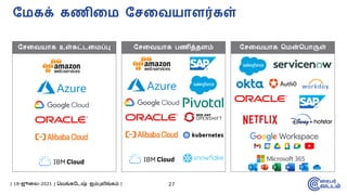 Cloud Computing Rangoli மேகக்கணிமை | Cloud Computing | PDF