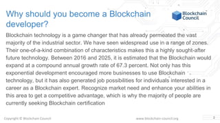 Blockchain developer | PPTX