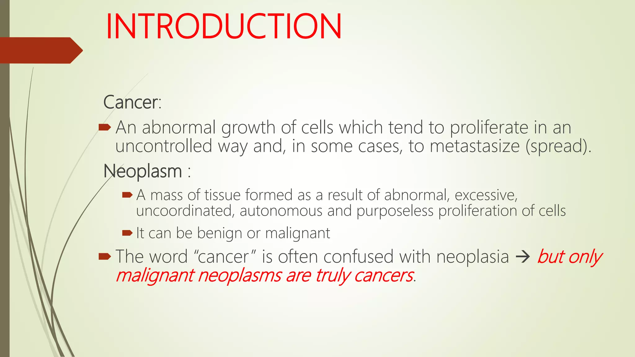 1. introduction of chemotherapy of cancer | PPTX
