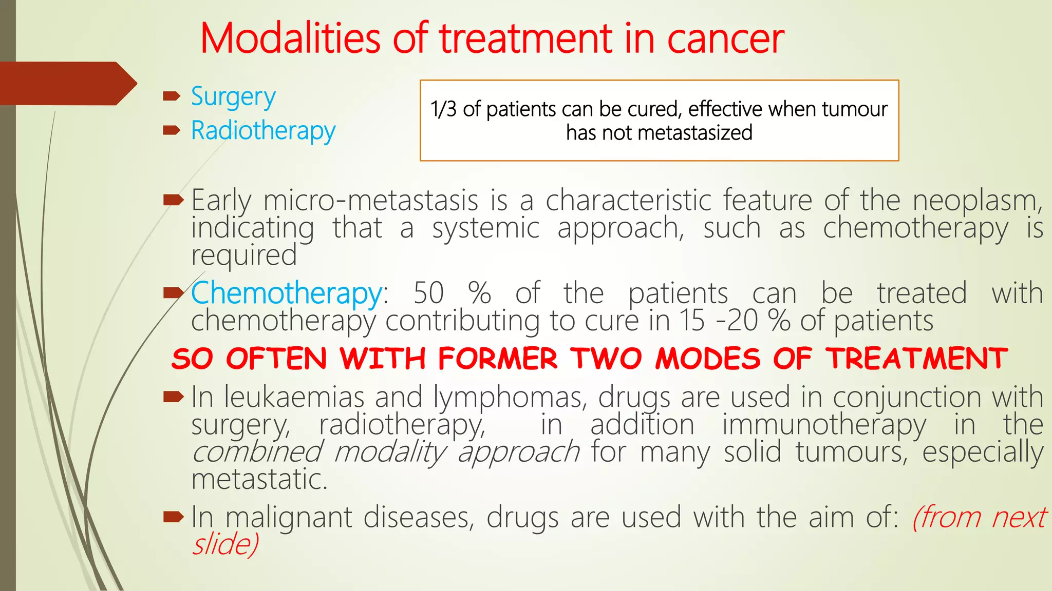 1. introduction of chemotherapy of cancer | PPTX