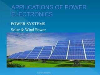  POWER SYSTEMS
Solar & Wind Power
EASY ENGINEERING
 