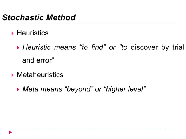 Nature inspired metaheuristics | PPT