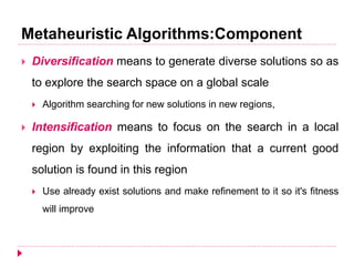 Nature inspired metaheuristics | PPT