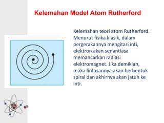Elektron Rutherford Model Atom | PPTX