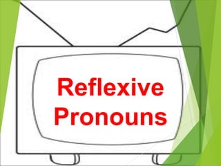 Reflexive
Pronouns
 