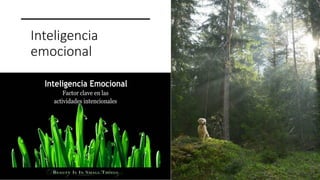 Inteligencia
emocional
Subtítulo
 
