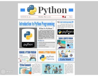 Python Introduction | PPT