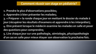 Comment réussir son stage en pédiatrie?
 