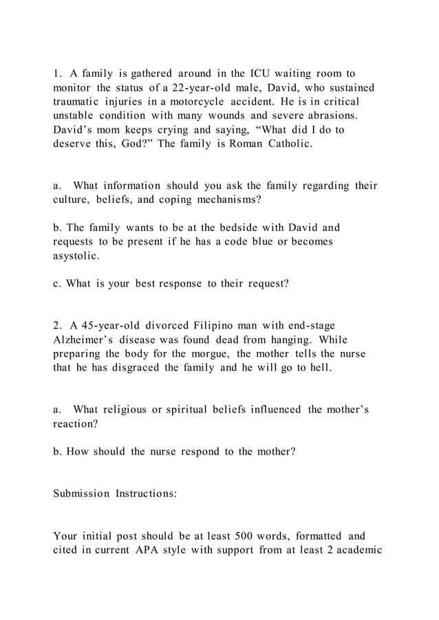 1. a family is gathered around in the icu waiting room to monitor t PDF