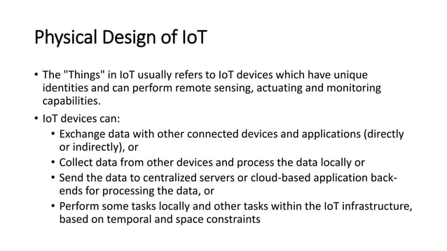 1. Introduction to IoT | PPTX | Internet | Computing
