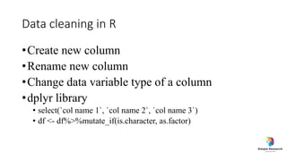 1.4 data cleaning and manipulation in r and excel | PDF