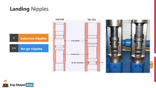 Eng.Elsayed Amer
P
A
G
E
117
Well
completion
Landing Nipples
X Selective Nipples
XN No-go nipples
 