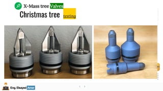Eng.Elsayed Amer
P
A
G
E
191
Well
completion
Eng.Elsayed Amer
Christmas tree testing
X-Mass tree Valves
 