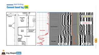 29
Eng.Elsayed Amer
P
A
G
E
29
Well
completion
Cement bond log CBL
Well Drilling
 