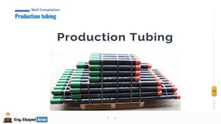 Eng.Elsayed Amer
P
A
G
E
92
Well
completion
Eng.Elsayed Amer
Production tubing
Well Completion
 