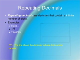 Real Number System | PPT
