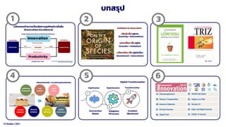 19 October t 2021
บทสรุป
1 2 3
4 5 6
 