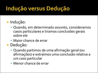 1.1 raciocínio logico e dados