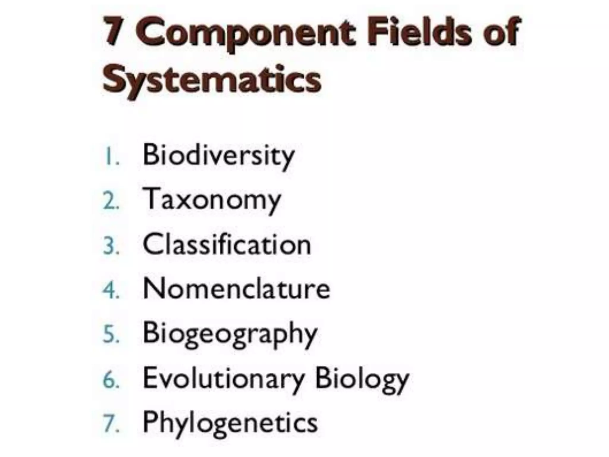 introduction to systematics | PPTX