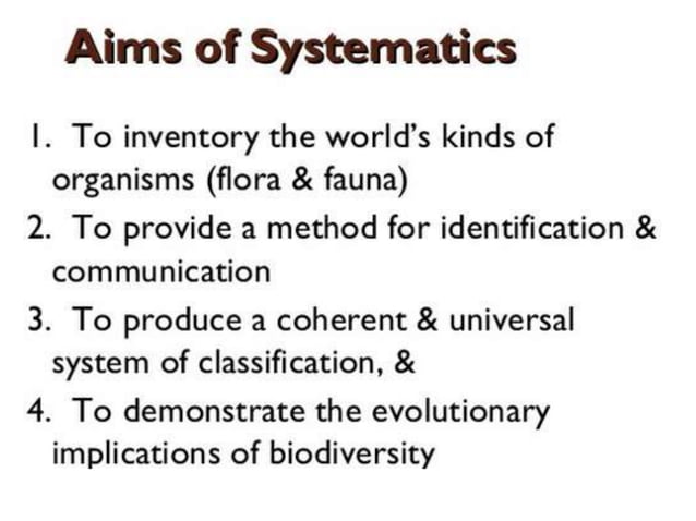 introduction to systematics | PPTX